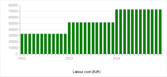 Labour cost (EUR)